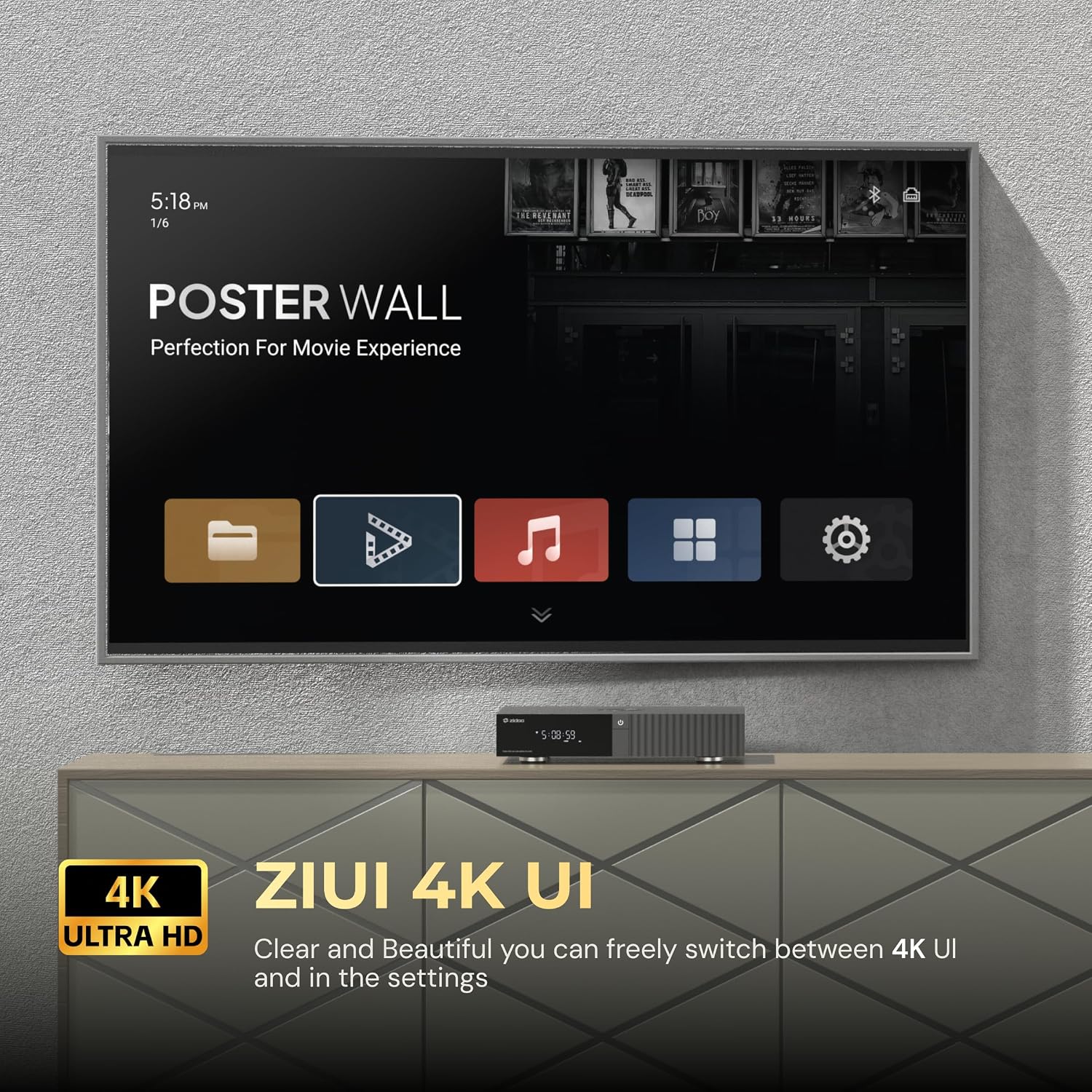 zidoo Z3000 PRO-8K HDR Media Player, Amlogic S928X-K Processor 8G+64G, Base on Android 11os, Support DV,HDR10+ and All HDR Technoly,BDMV/BDISO