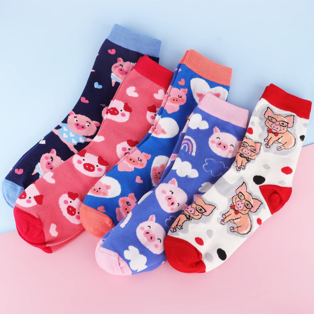 Jeasona Women's Cute Socks Funny Christmas Birthday Gifts for Women Mom Teenage Girls