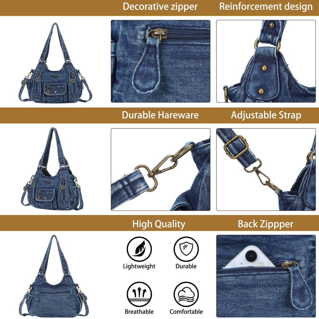Angel Barcelo Purses for Women Soft PU Leather Shoulder Bag Crossbody Purse and Handbags