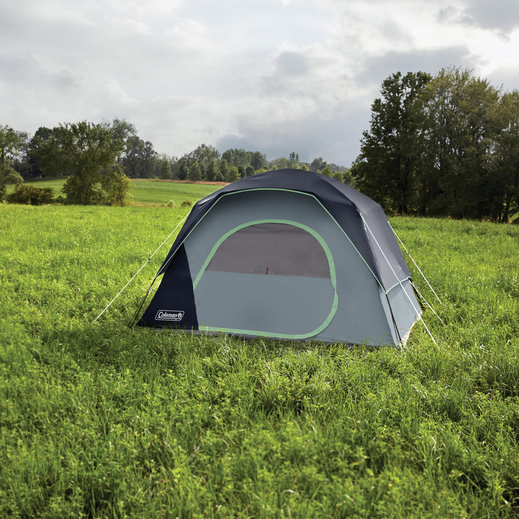Coleman Skydome Camping Tent with 5 Minute Setup, 2/4/6/8 Person Weatherproof Tent with Rainfly & Carry Bag, 20% More Headroom Than Traditional Canopies