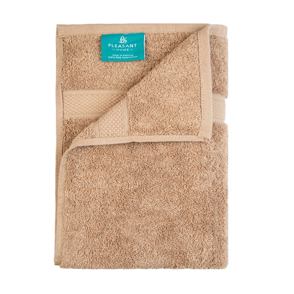 Pleasant Home Bath Towels Set of 6 (24” x 50”) 100% Cotton, 515 GSM | Lightweight, Soft & Highly Absorbent Luxury Towels for Bathroom | for Gym, Pool & Spa | 6 Pack, Gray