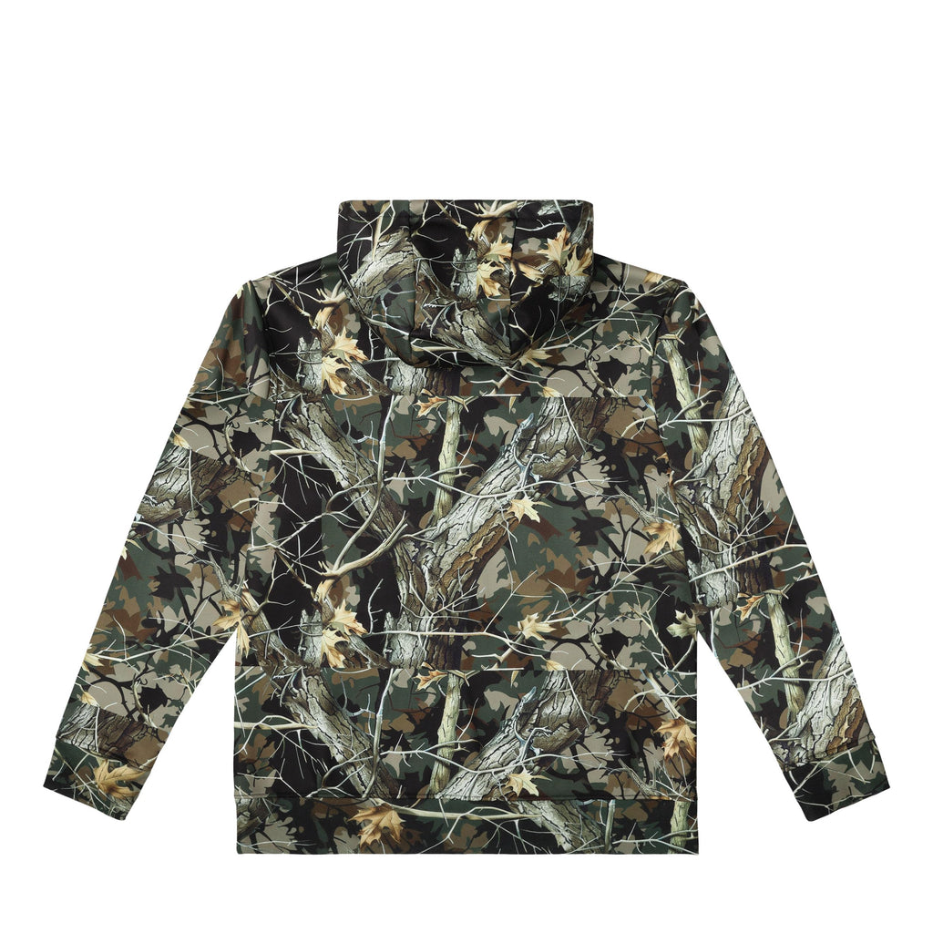 FOCO NFL Men's Official Sideline Hunter Camo Primary Logo Performance Pullover Hoodie Sweatshirt