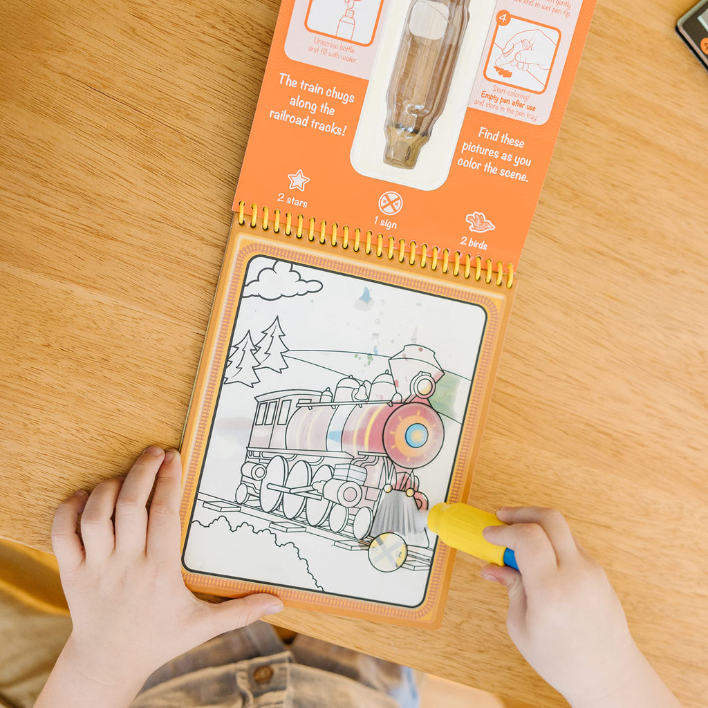 Melissa & Doug On The Go Water Wow! Reusable Water-Reveal Activity Pad – Adventure