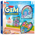 Klever Kits 4PCS Window Art Suncatcher Kits, Fun Gem Painting Kits, Diamond Art and Crafts for Boys Girls, Great Crafts Gift for Kids Birthdays Christmas Ages 6+