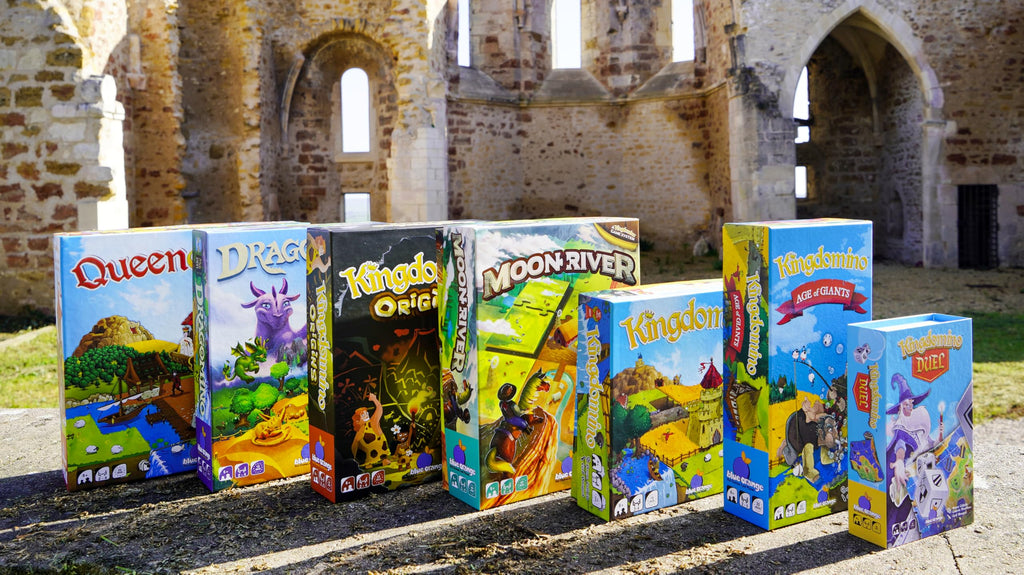 Tabletop Strategy Game, My First Kingdomino, Fun Kids & Adults Family Fantasy Board Game, 2-4 Players, Ages 5+, Dragomino by Blue Orange Games