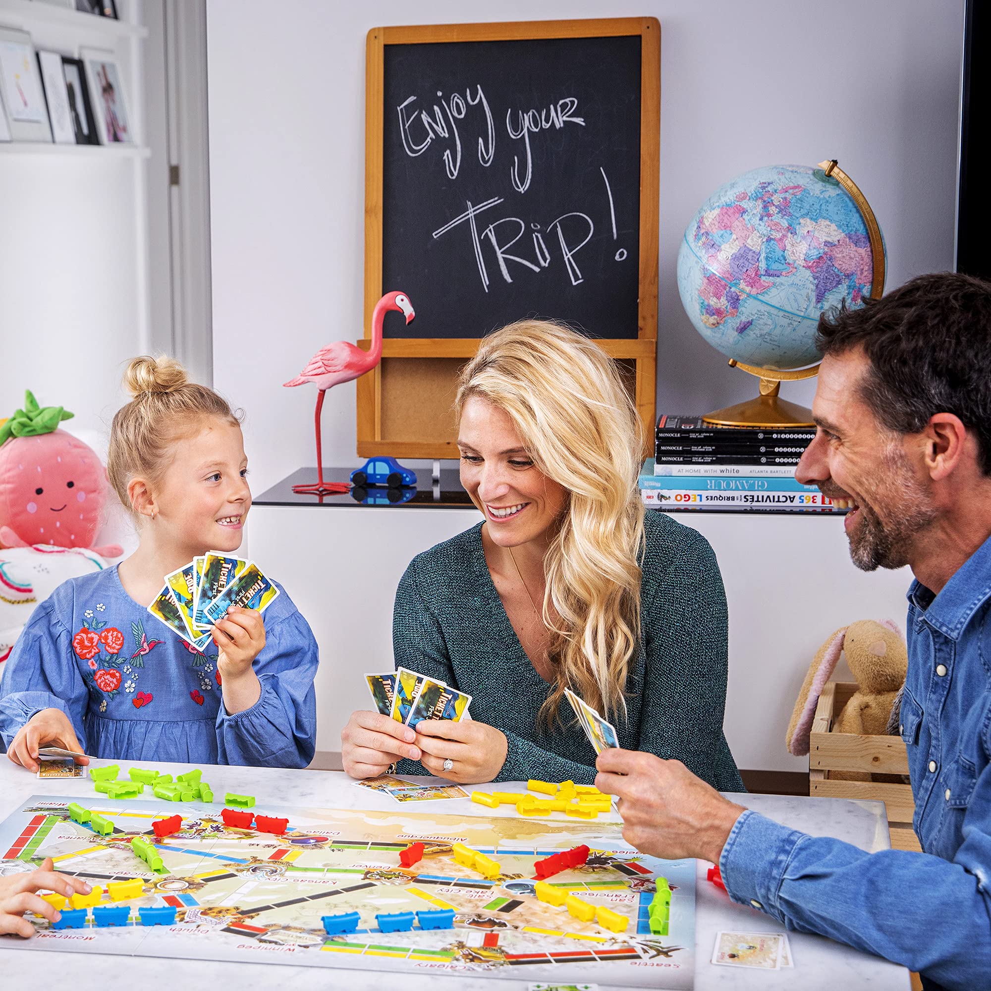 Ticket to Ride First Journey - Kids Train Board Game for Families, Strategy for Children, Board Games for Kids, Family Fun for Children & Families, 2-4 Players Ages 6+, 15-30 Min