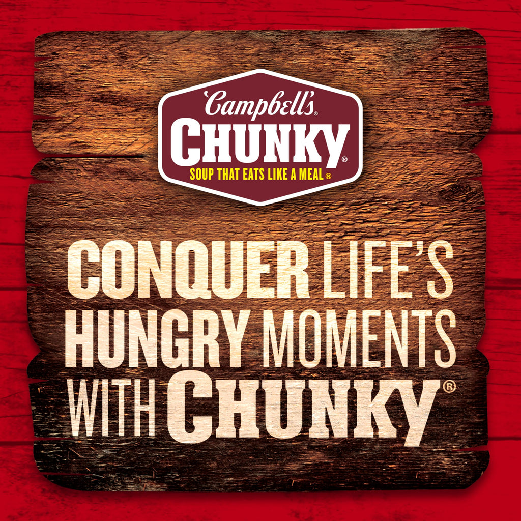 Campbell’s Chunky Soup, Baked Potato with Cheddar and Bacon Bits Soup, 18.8 Oz Can