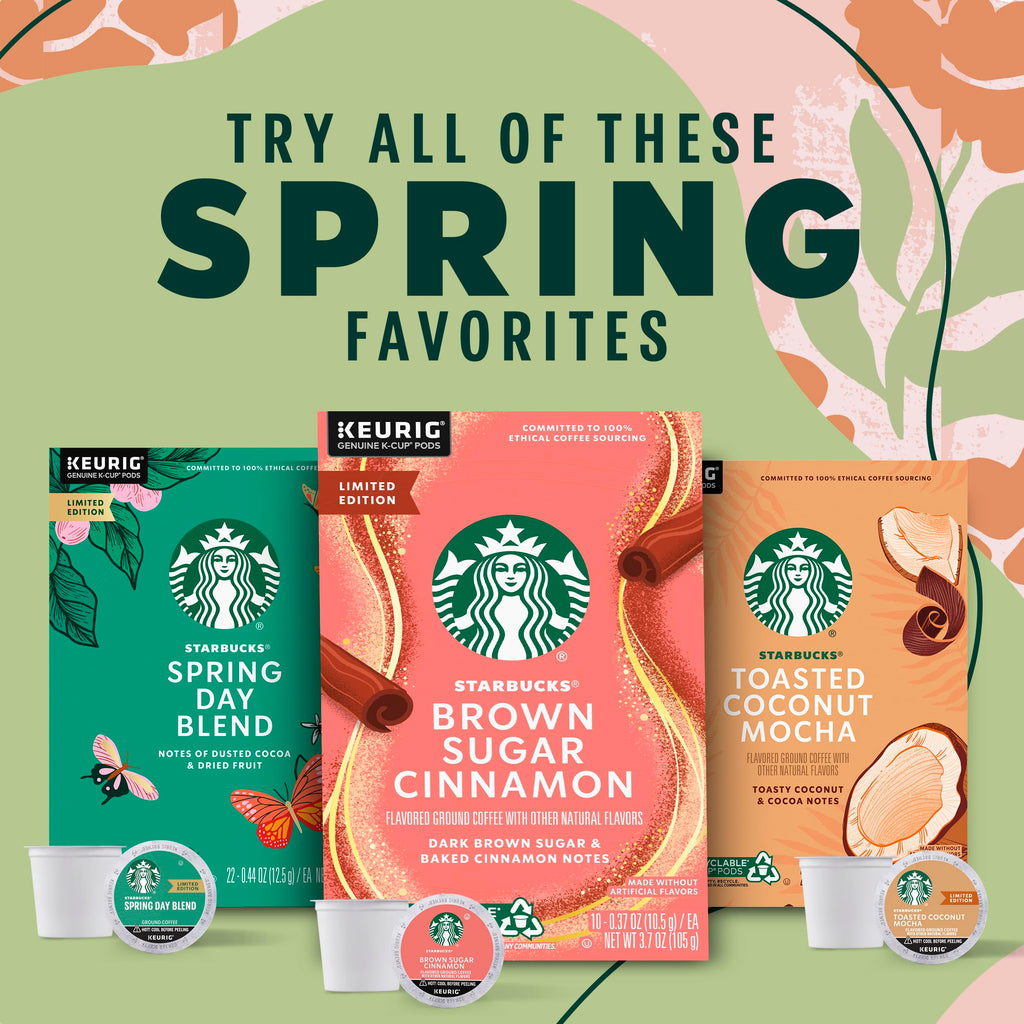 Starbucks K-Cup Coffee Pods, Starbucks Blonde Espresso Roast Hot or Iced Coffee, 22 Keurig Pods