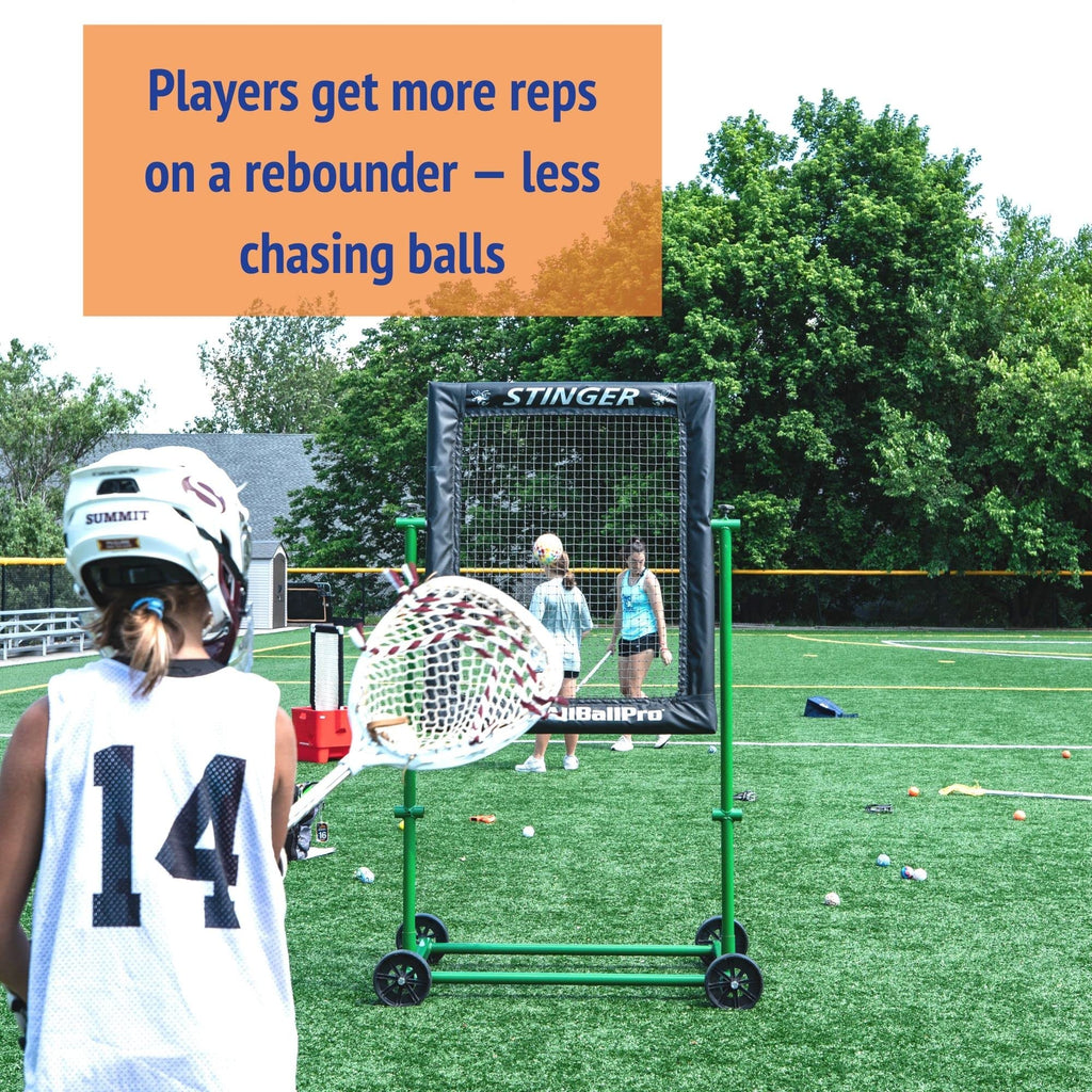 SWAX LAX Lacrosse Training Ball - Indoor Outdoor Practice Less Bounce & Rebounds