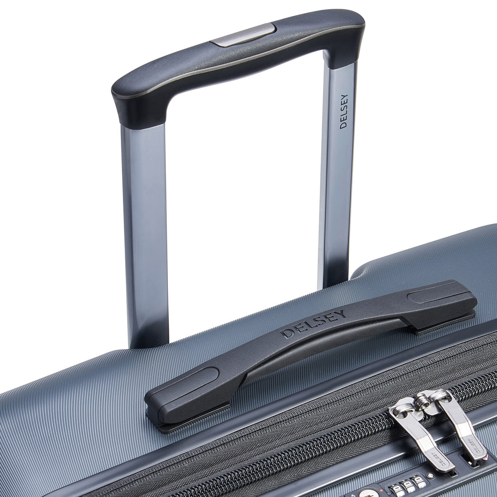 DELSEY PARIS Cruise 3.0 Hardside Expandable Luggage with Spinner Wheels, Black, Carry on 20 Inch