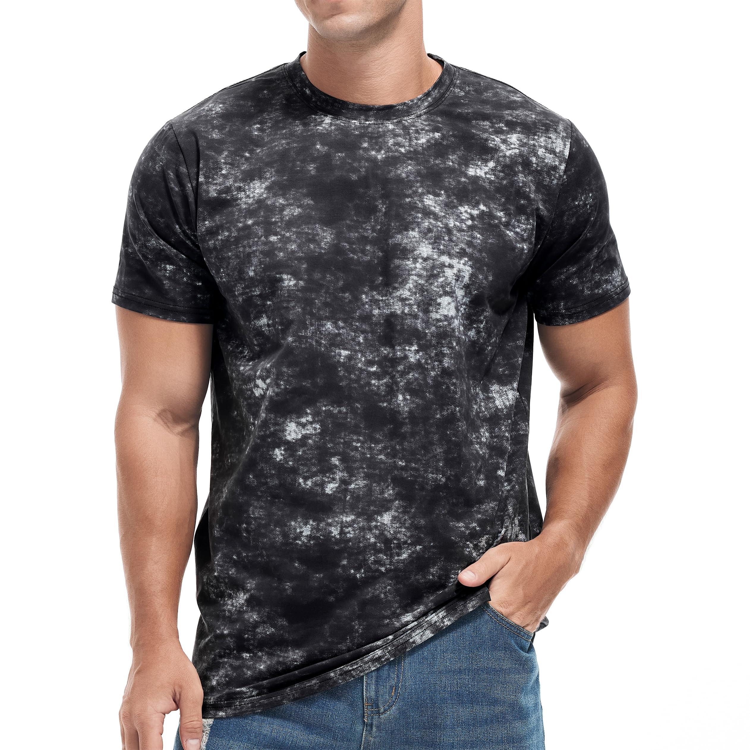 YININF Mens Hipster Hip Hop Short Sleeve Print T-Shirt Shirts Men