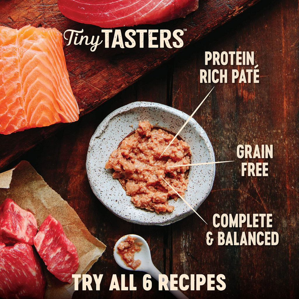 Wellness CORE Tiny Tasters Pate Adult Wet Cat Food, Natural, Protein Rich, Grain Free, Chicken Recipe, 1.75 oz, Pack of 12 Pouches