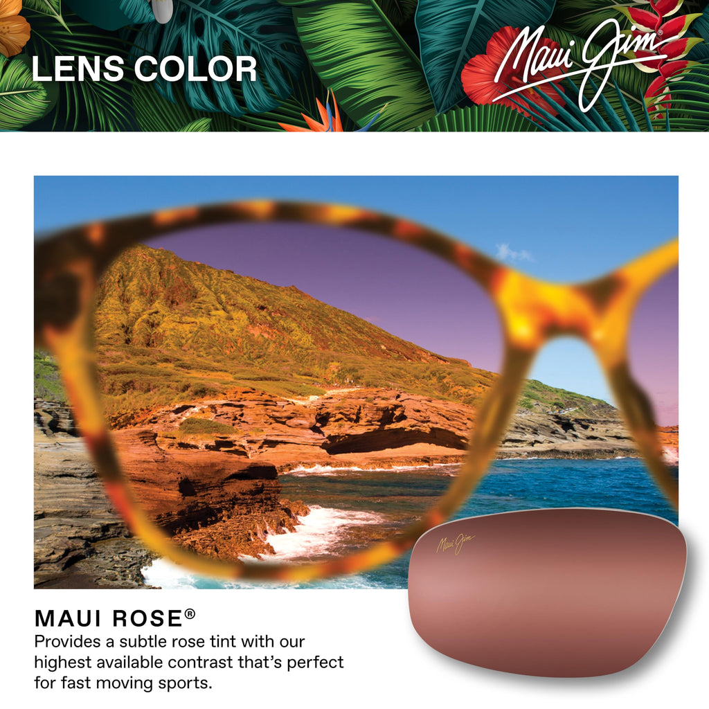 Maui Jim Polarized Men's Hiehie Round Sunglasses