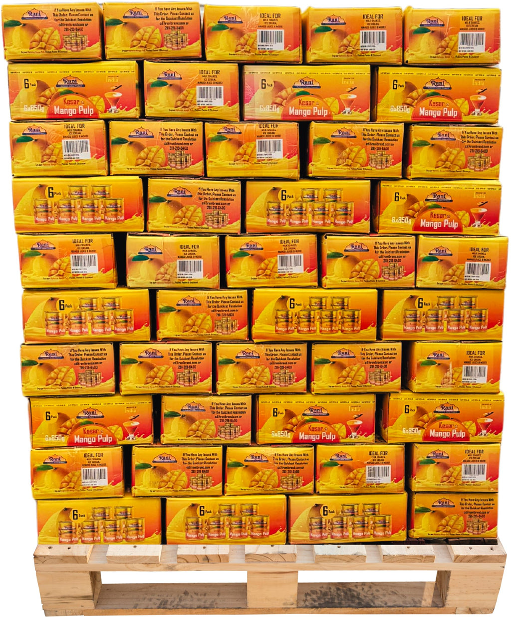 Rani Mango Pulp Puree (Makes Mango Lassi Shakes) Alphonso Sweetened 30oz (1.875lbs) 850g ~ Kosher | All Natural | NON-GMO | Vegan | No colors | Gluten Friendly | Indian Origin