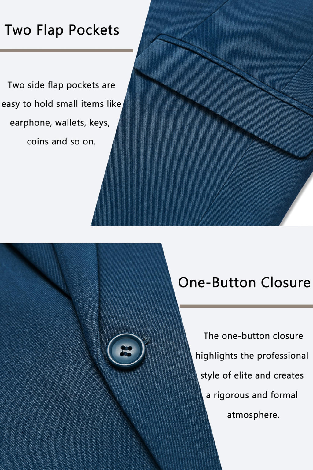 COOFANDY Men's Casual Blazer One Button Sport Coat Slim Fit Lightweight Suit Blazer Jacket