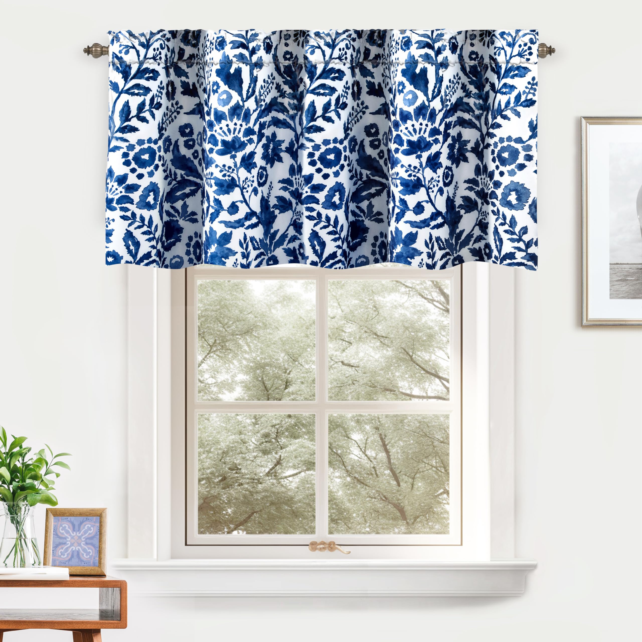 DriftAway Julia Lined Valance Double Layer Thermal Insulated Room Darkening Blackout Valances 3 Inch Rod Pocket Window Valance for Bathroom Living Room 52 Inch by 18 Inch Blush