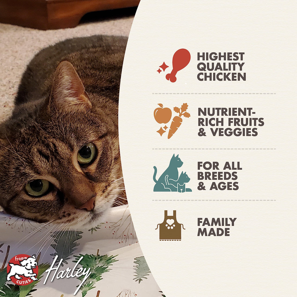 Fromm Four-Star Nutritionals Beef Livattini Veg Cat Food - Premium Dry Cat Food - Beef Recipe - 4 lb