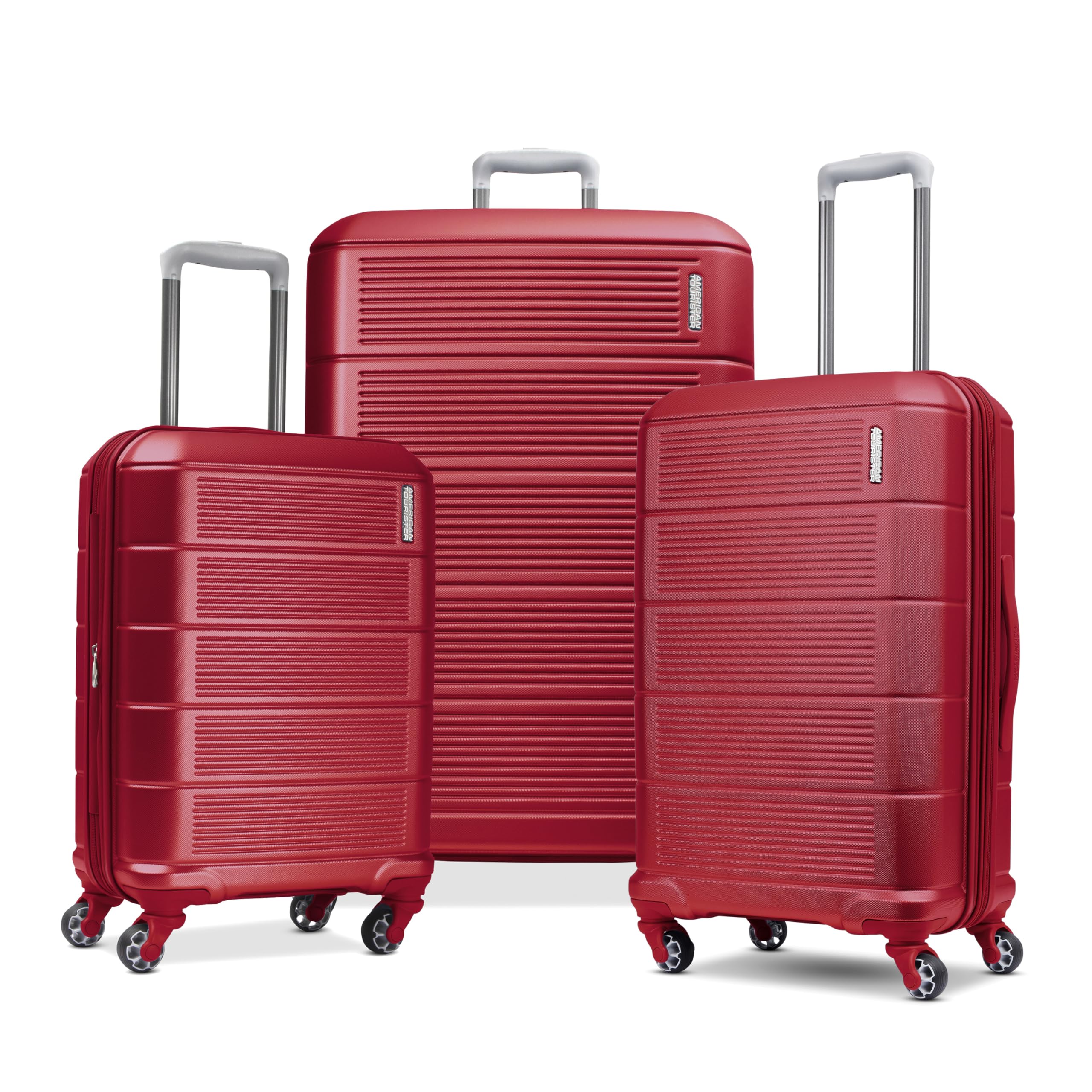 American Tourister Stratum 2.0 Expandable Hardside Luggage with Spinner Wheels, 2-Piece Set 20/28, Blue