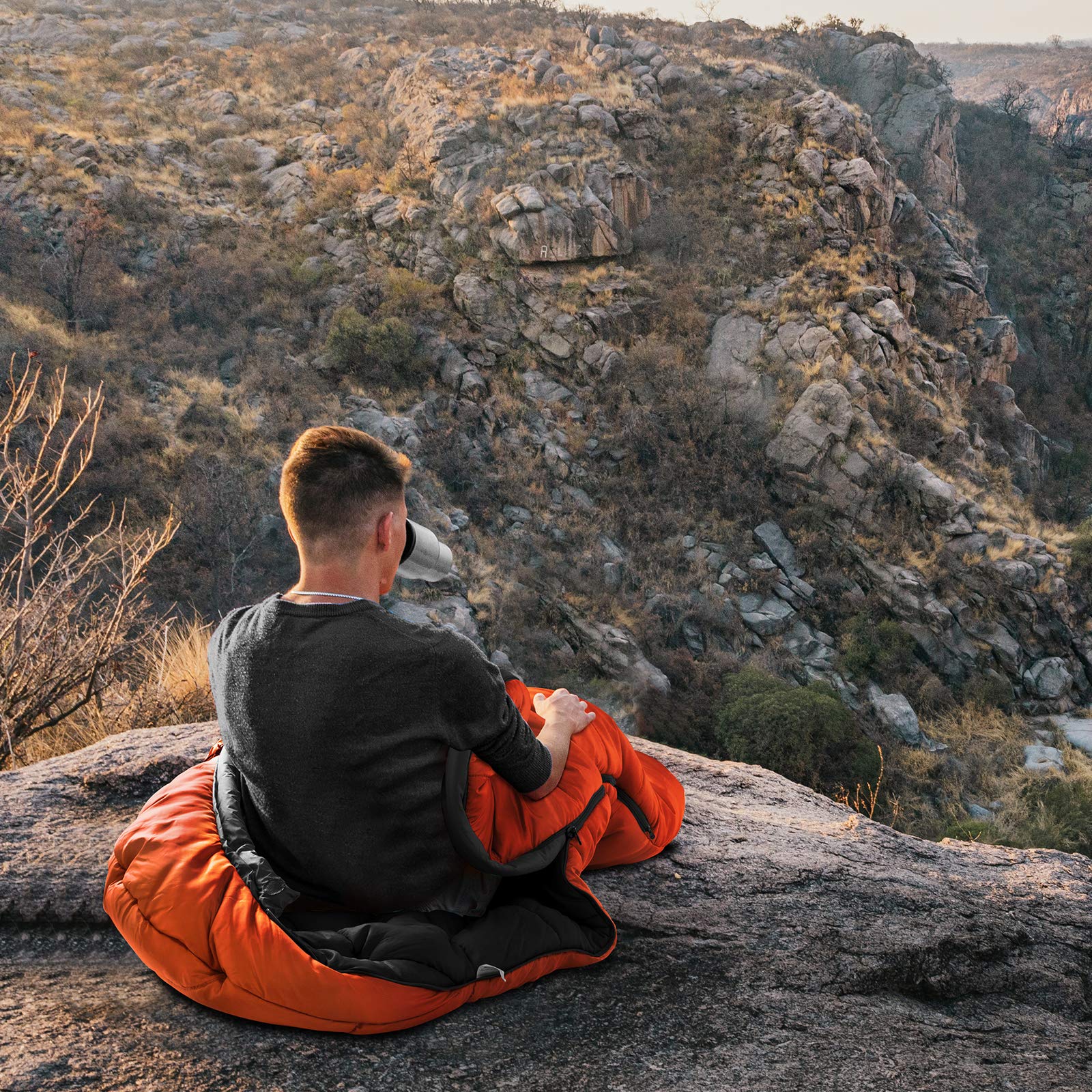 Bessport Mummy Sleeping Bag | 15-45 ℉ Extreme 3-4 Season Sleeping Bag for Adults Cold Weather– Warm and Washable, for Hiking Traveling & Outdoor Activities