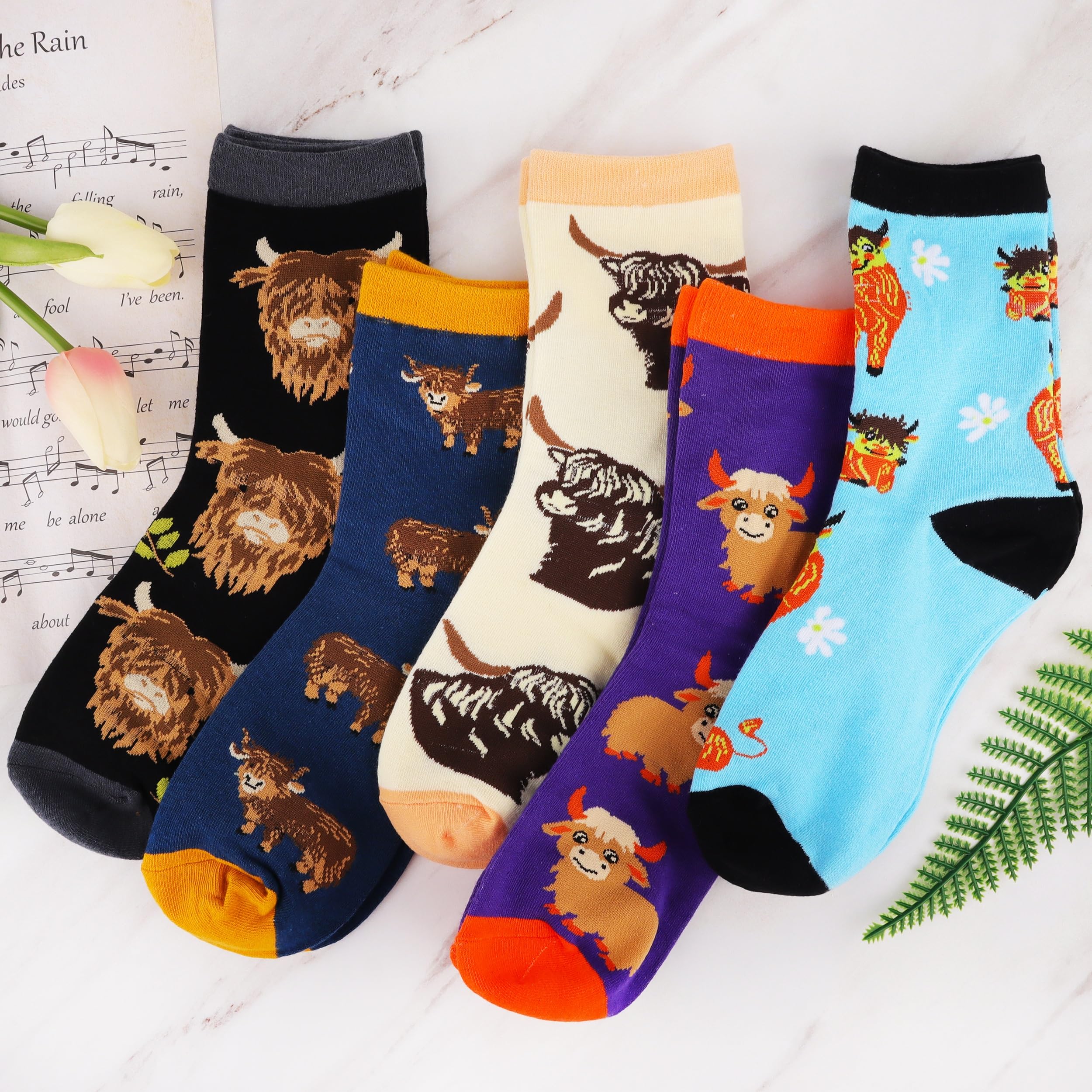 Jeasona Women's Cute Socks Funny Christmas Birthday Gifts for Women Mom Teenage Girls