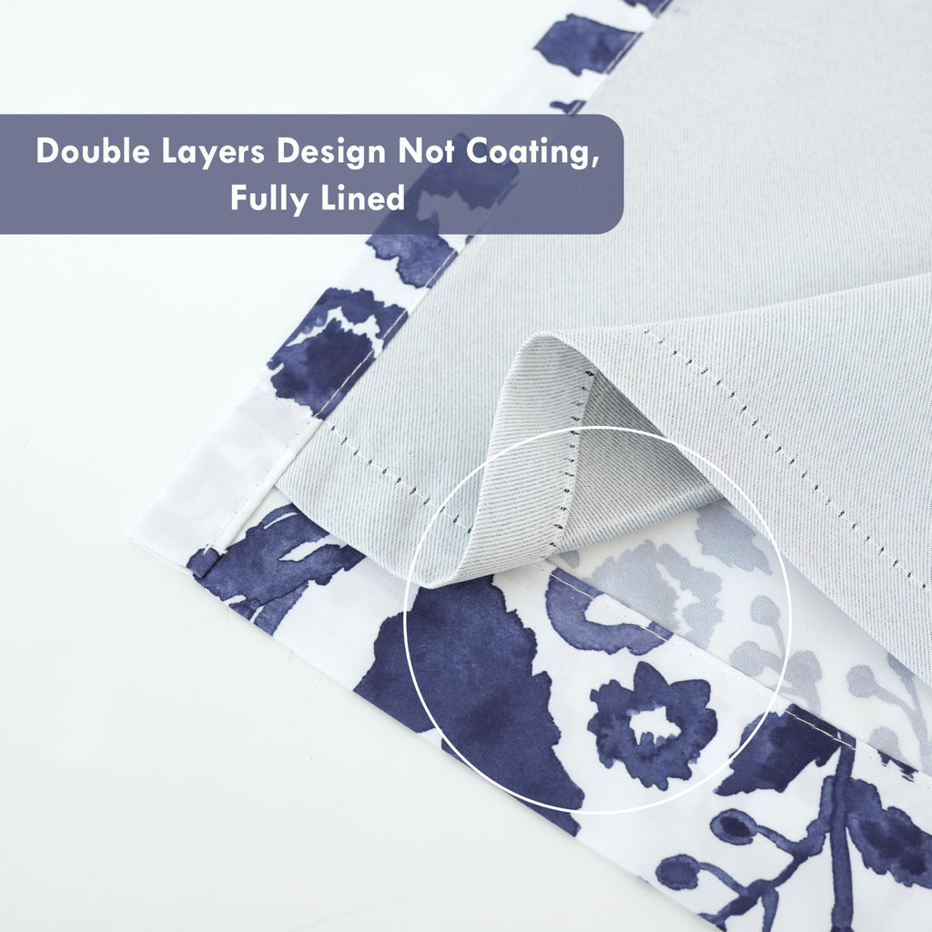 DriftAway Julia Lined Valance Double Layer Thermal Insulated Room Darkening Blackout Valances 3 Inch Rod Pocket Window Valance for Bathroom Living Room 52 Inch by 18 Inch Blush