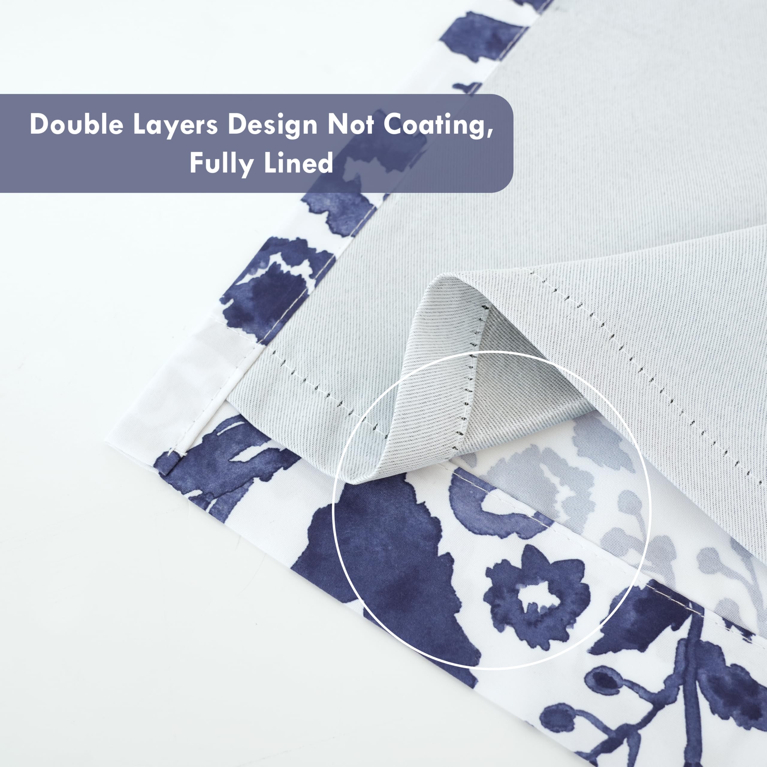 DriftAway Julia Lined Valance Double Layer Thermal Insulated Room Darkening Blackout Valances 3 Inch Rod Pocket Window Valance for Bathroom Living Room 52 Inch by 18 Inch Blush