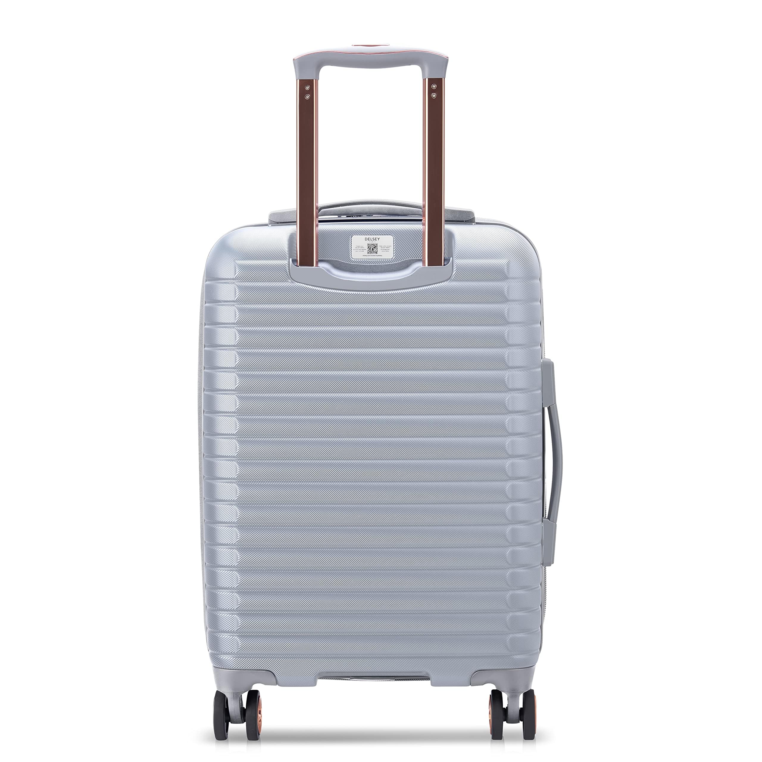 DELSEY PARIS Cruise 3.0 Hardside Expandable Luggage with Spinner Wheels, Black, Carry on 20 Inch