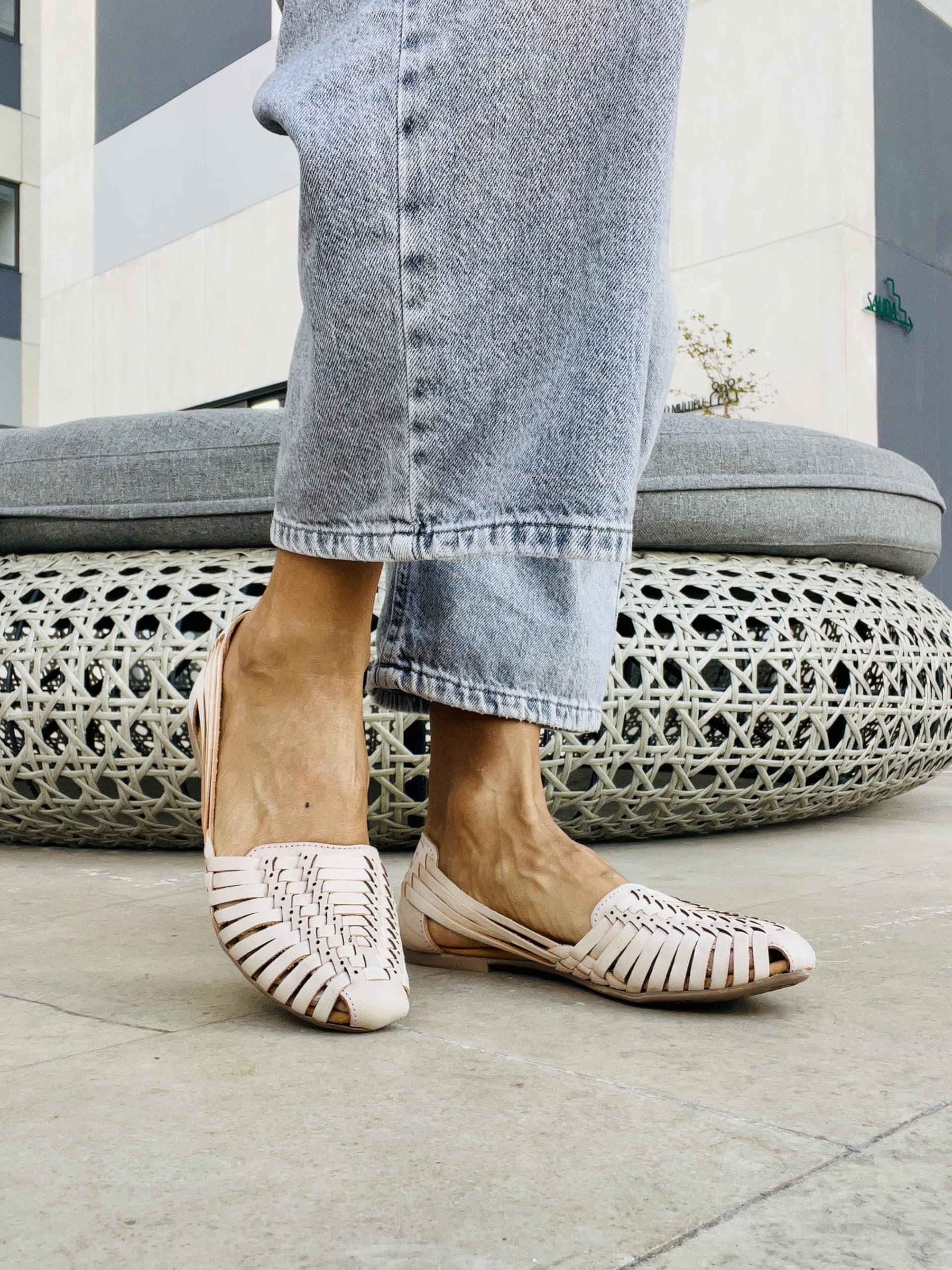 Macarena Collection Womens Shoes Leather Sandals for Women | Huarache Handmade Mexican Sandals | Comfortable & Stylish Womens Sandals 2167