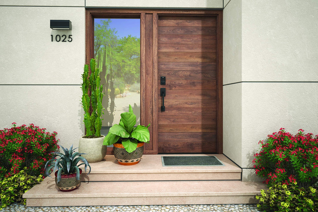 Schlage Connect Smart Deadbolt Lock with Touchscreen Keypad, Keyless Front Door Entry, Z-Wave Plus Compatible, Aged Bronze, BE469ZP CEN 716