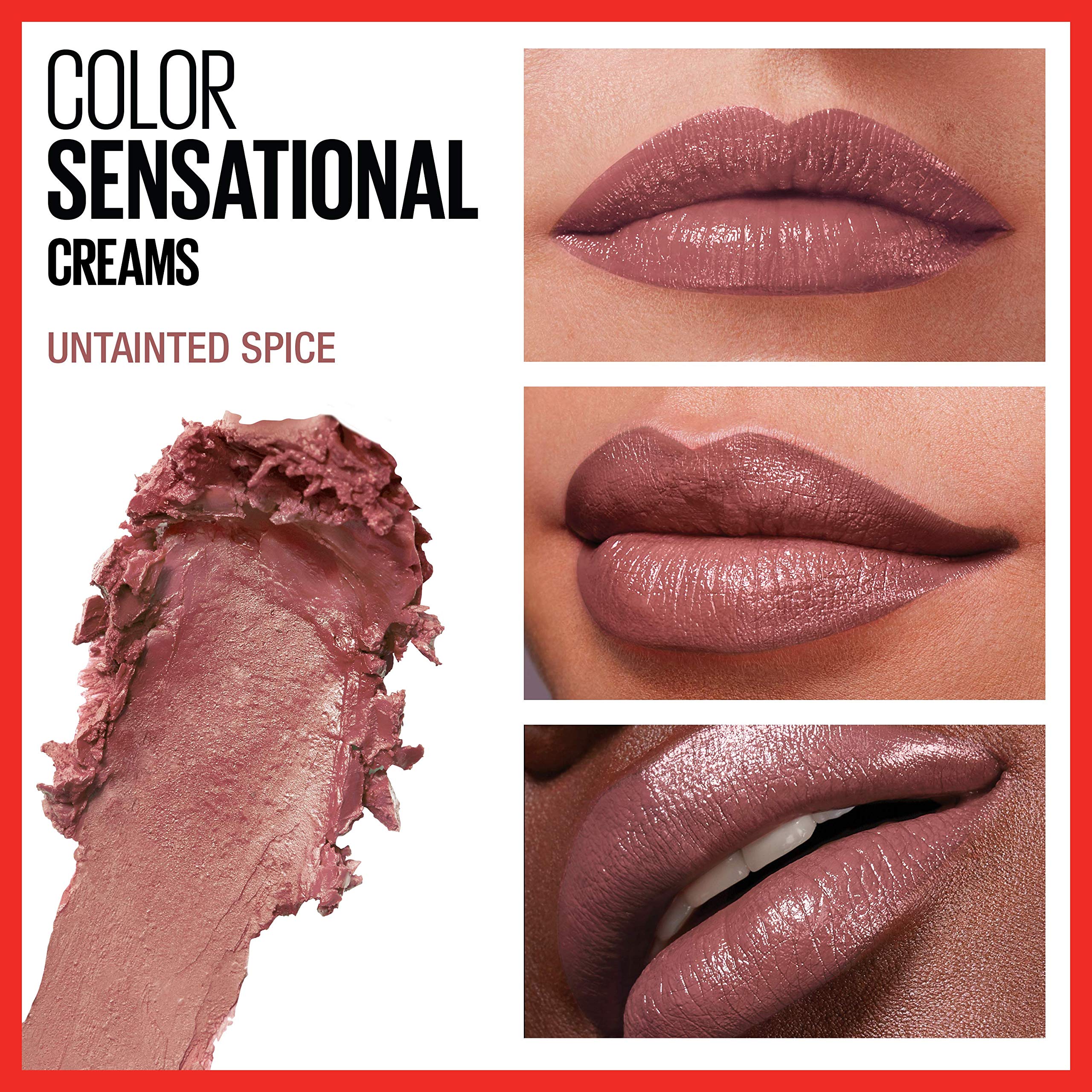 Maybelline New York Color Sensational Rebel Bloom Lipstick, Blushing Bud, 0.15 Ounce