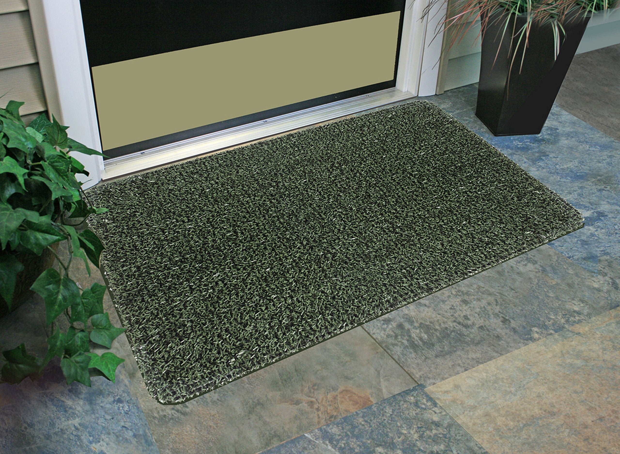 Clean Machine 10376913 Astroturf Dirt Trapper Doormat, 23.5" x 35.5", Flair Earth Taupe