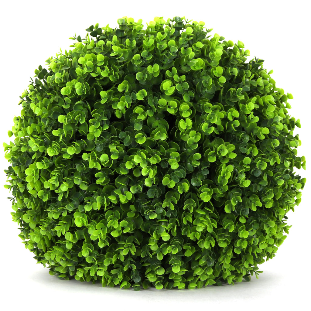 3rd Street Inn XL Baby's Breath Topiary Ball - Artificial Plant Set - Indoor/Outdoor Wedding Party Decor - Faux Foliage Garden Sphere - Tree and Bush Substitute (19")