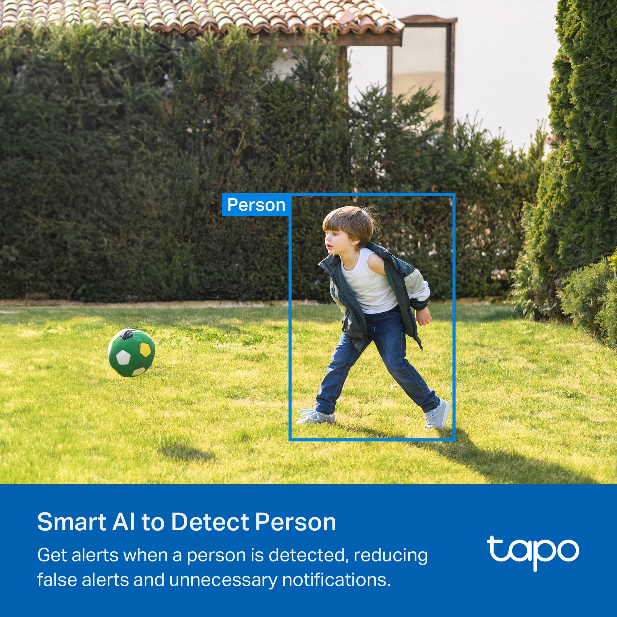 Tapo by TP-Link Wireless Outdoor Security Camera, 1080P, Up to 180 Days Battery Life, Free Person Detection, SD/Cloud Storage, Spotlight Color Night Vision, Alarm, No Hub Needed, Black, C403