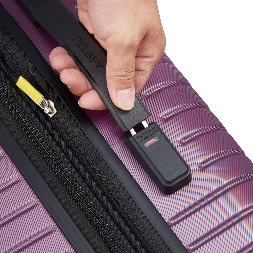 DELSEY PARIS Cruise 3.0 Hardside Expandable Luggage with Spinner Wheels, Black, Carry on 20 Inch