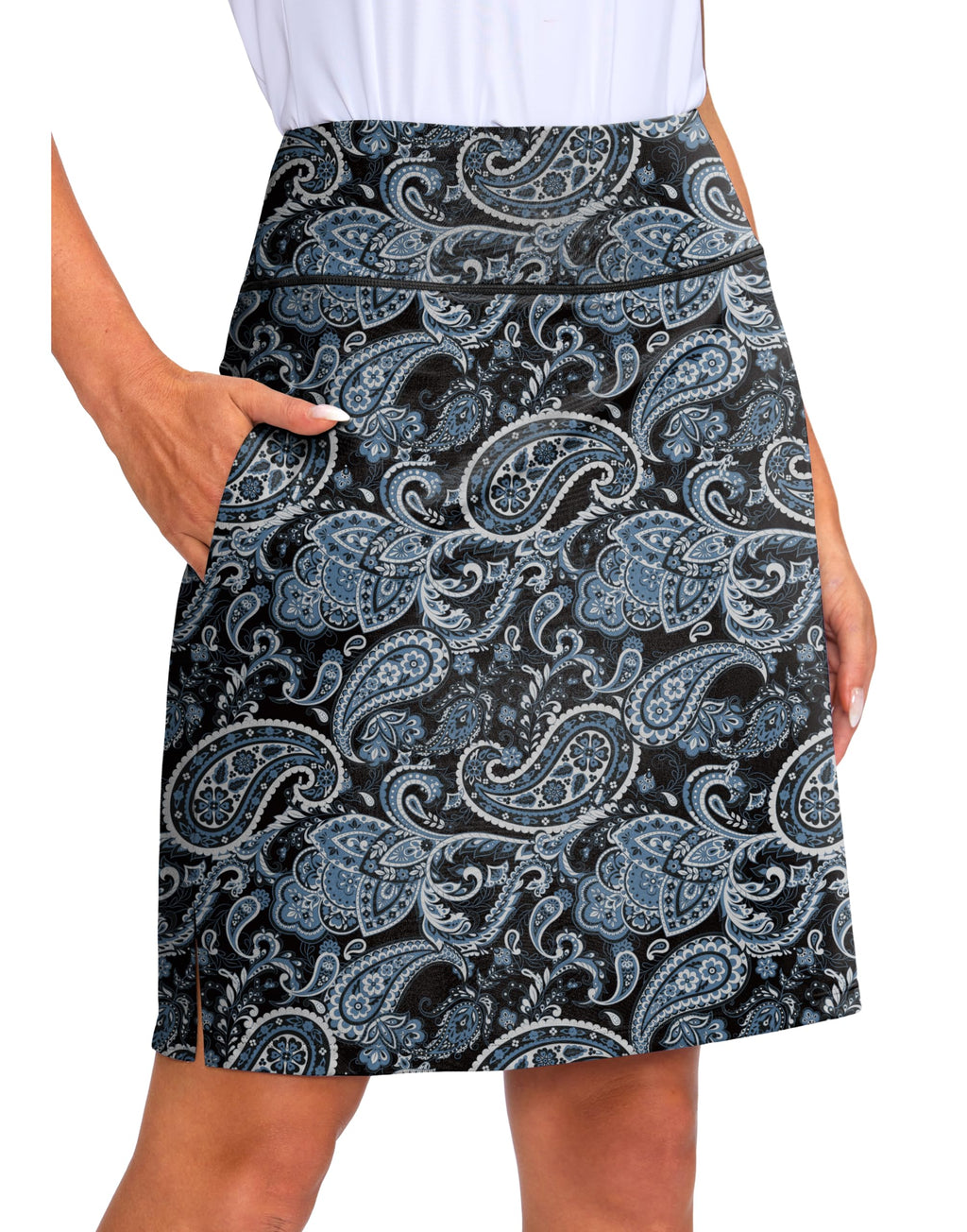 Viodia Women's 20" Knee Length Skorts Skirts UPF50+ Athletic Tennis Golf Skirt for Women Casual Summer Skirts