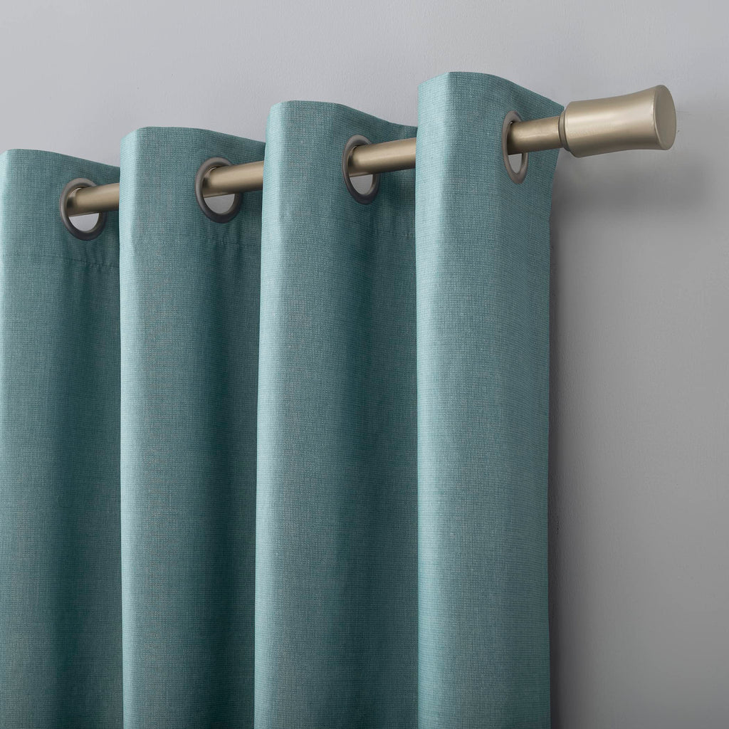 Sun Zero Columbia Thermal Insulated 100% Blackout Grommet Curtain Single Panel, 50" x 63", Cedar Orange