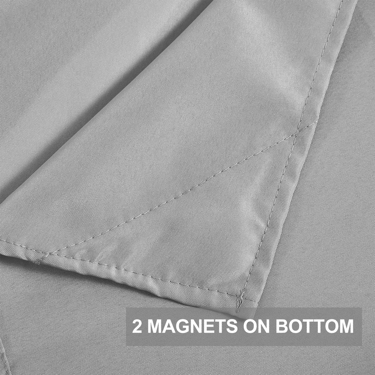Barossa Design Fabric Snap-in Liner 70" W x 54" H - Hotel Style Removable Replacement Inner Liner, Machine Washable & Water Repellent - Black, 70x54