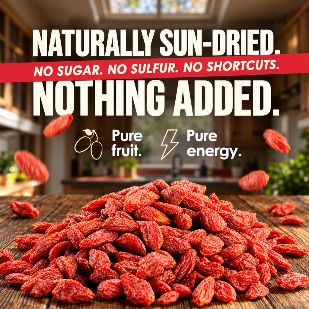 Nutrient Elements Organic Goji Berries, Raw Sun-Dried, 2 lb