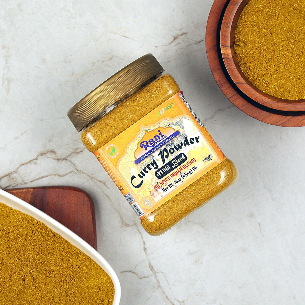 Rani Curry Powder Mild (10-Spice Authentic Indian Blend) 3oz (85g) PET Jar ~ All Natural | Salt-Free | NO Chili or Peppers | Vegan | No Colors | Gluten Friendly | NON-GMO | Kosher | Indian Origin