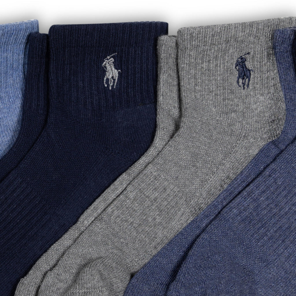 POLO RALPH LAUREN Men's Performance Cotton Quarter Socks