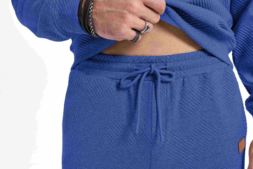 JMIERR Men's 2 Piece Outfits Knit Jacquard Pullover Sweatshirt Tracksuit & Joggers Sweatpants Sweatsuit Sets with Pockets