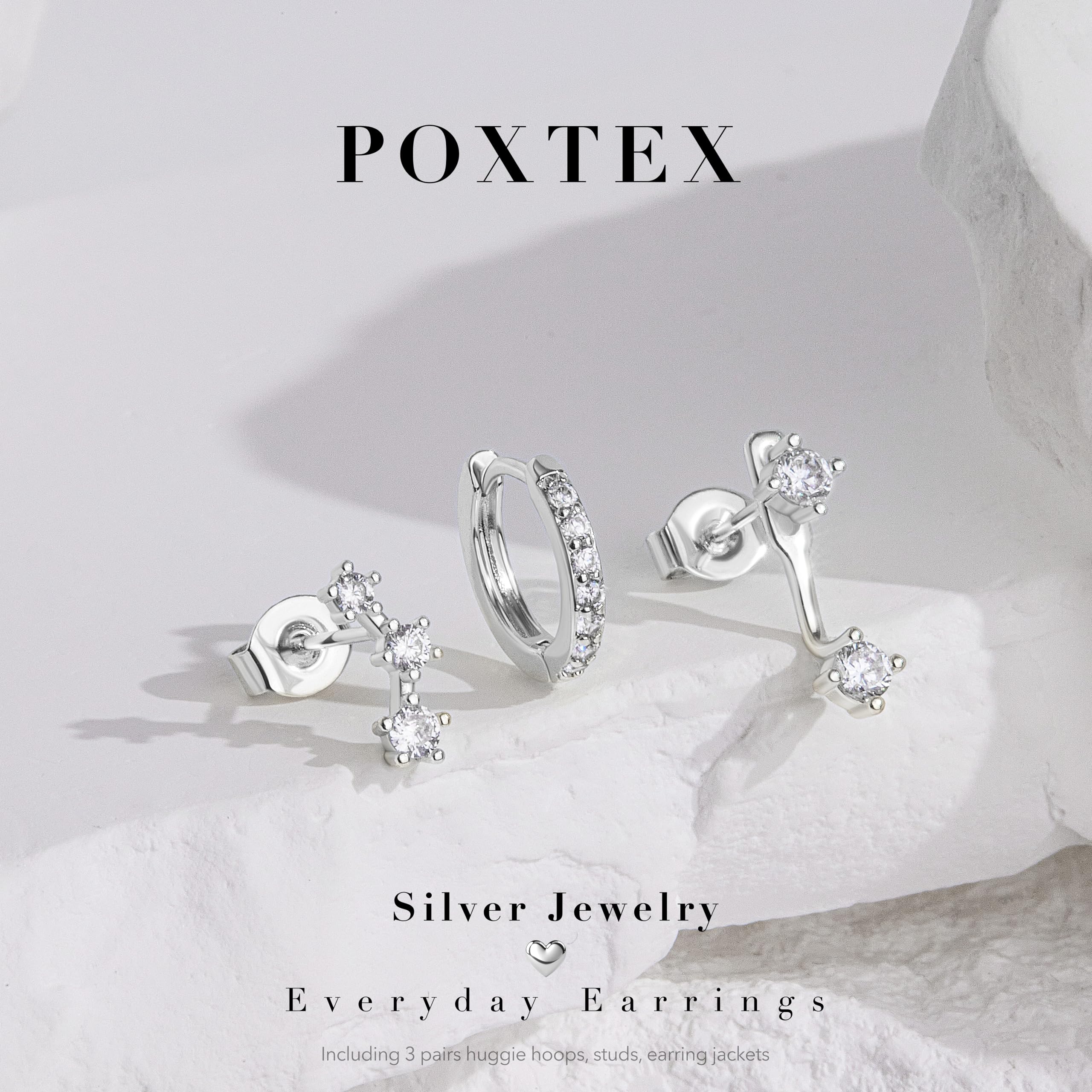 3 Pairs Dainty Small Earrings Set for Women Trendy, Birthstone Stud Huggie Hoop Jacket Stack for Cartilage Helix, Gold Plated Hypoallergenic Cute Women Fashion Accessories Western Jewelry Gifts