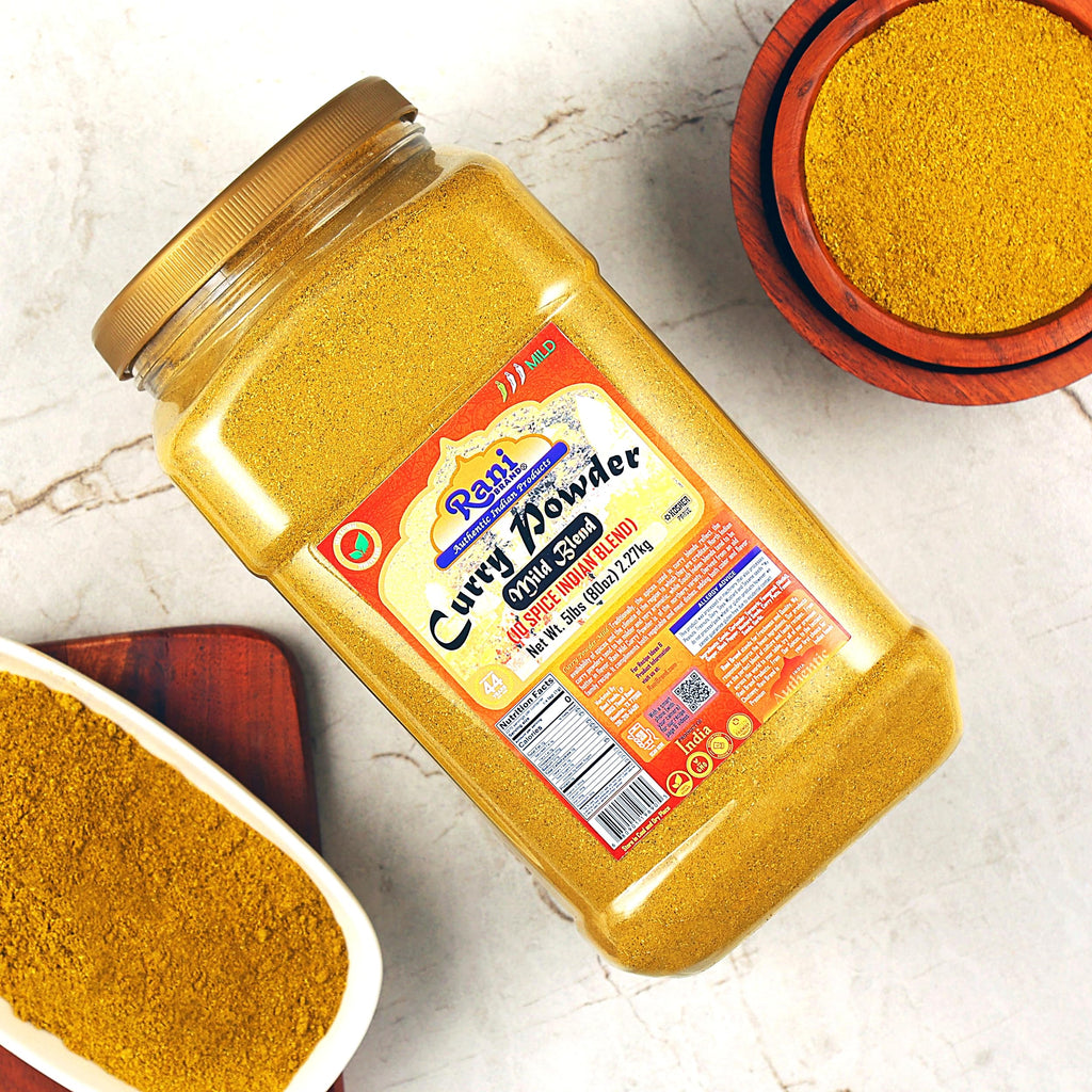 Rani Curry Powder Mild (10-Spice Authentic Indian Blend) 3oz (85g) PET Jar ~ All Natural | Salt-Free | NO Chili or Peppers | Vegan | No Colors | Gluten Friendly | NON-GMO | Kosher | Indian Origin