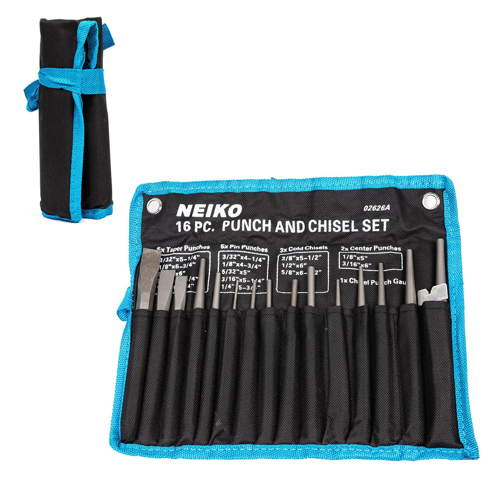 NEIKO 02638A 5-Inch Automatic Center Punch for Metal, Adjustable Impact Spring Loaded Center Punch Tool, Spring Punch, Center Punch Spring Loaded, Auto Center Punch