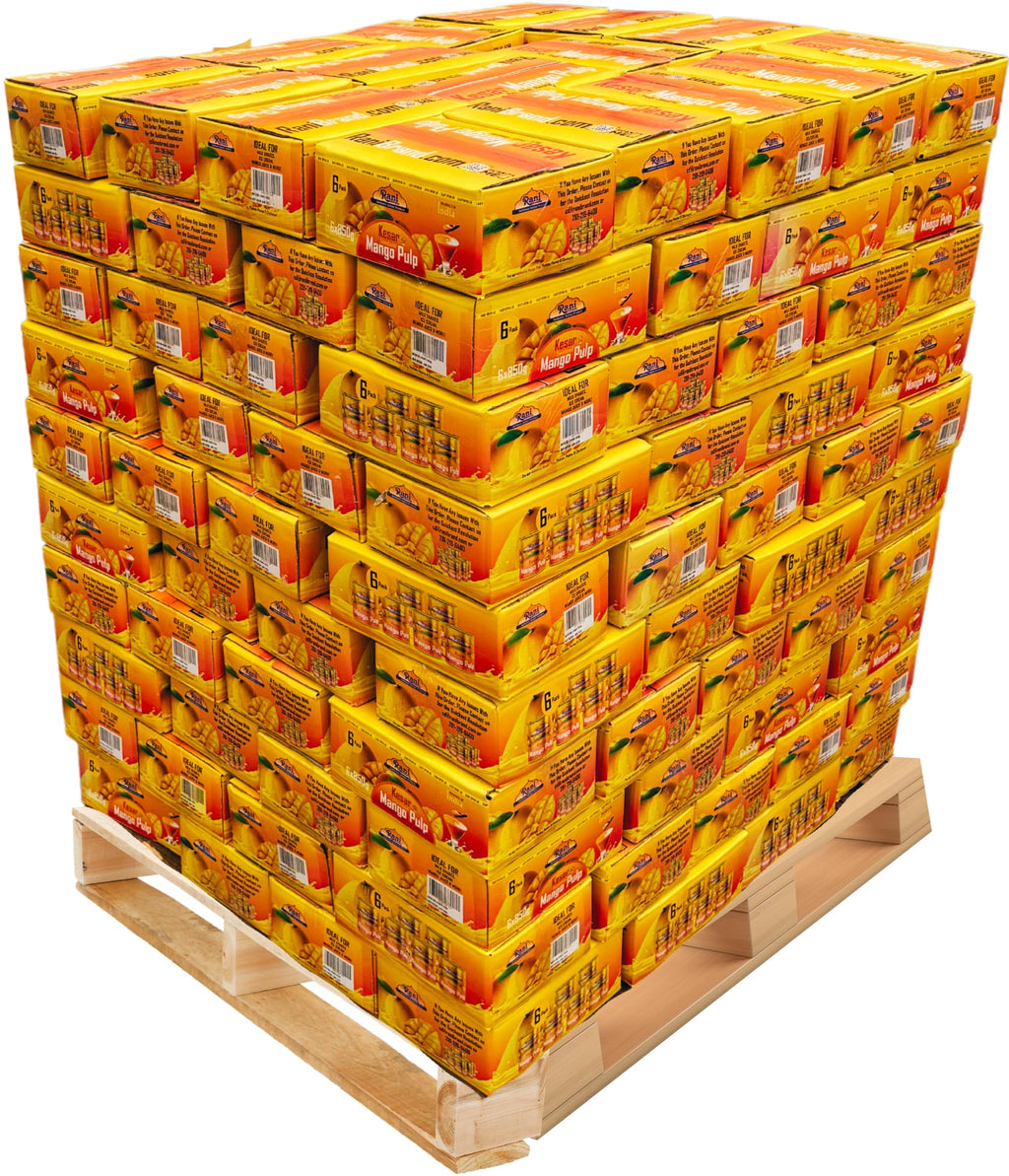 Rani Mango Pulp Puree (Makes Mango Lassi Shakes) Alphonso Sweetened 30oz (1.875lbs) 850g ~ Kosher | All Natural | NON-GMO | Vegan | No colors | Gluten Friendly | Indian Origin
