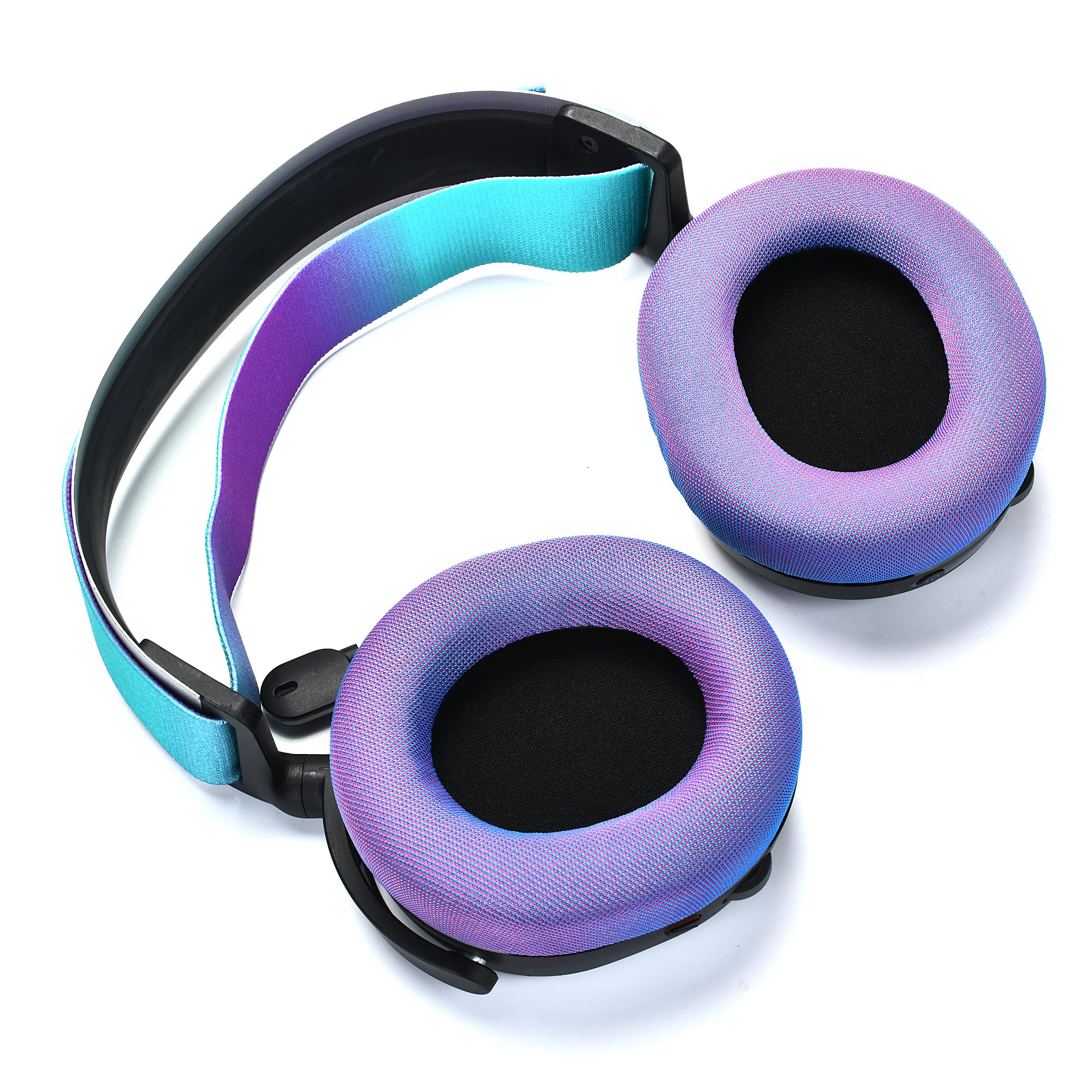 Arctis 3/5 / 7/9 Replacement Black Fabric Ear Pads Cushion Compatible with SteelSeries Arctis 3 / Arctis 5 / Arctis 7 Arctis 9 / Arctis 1 / Arctis pro Lossless Wireless Gaming Headset Headphone