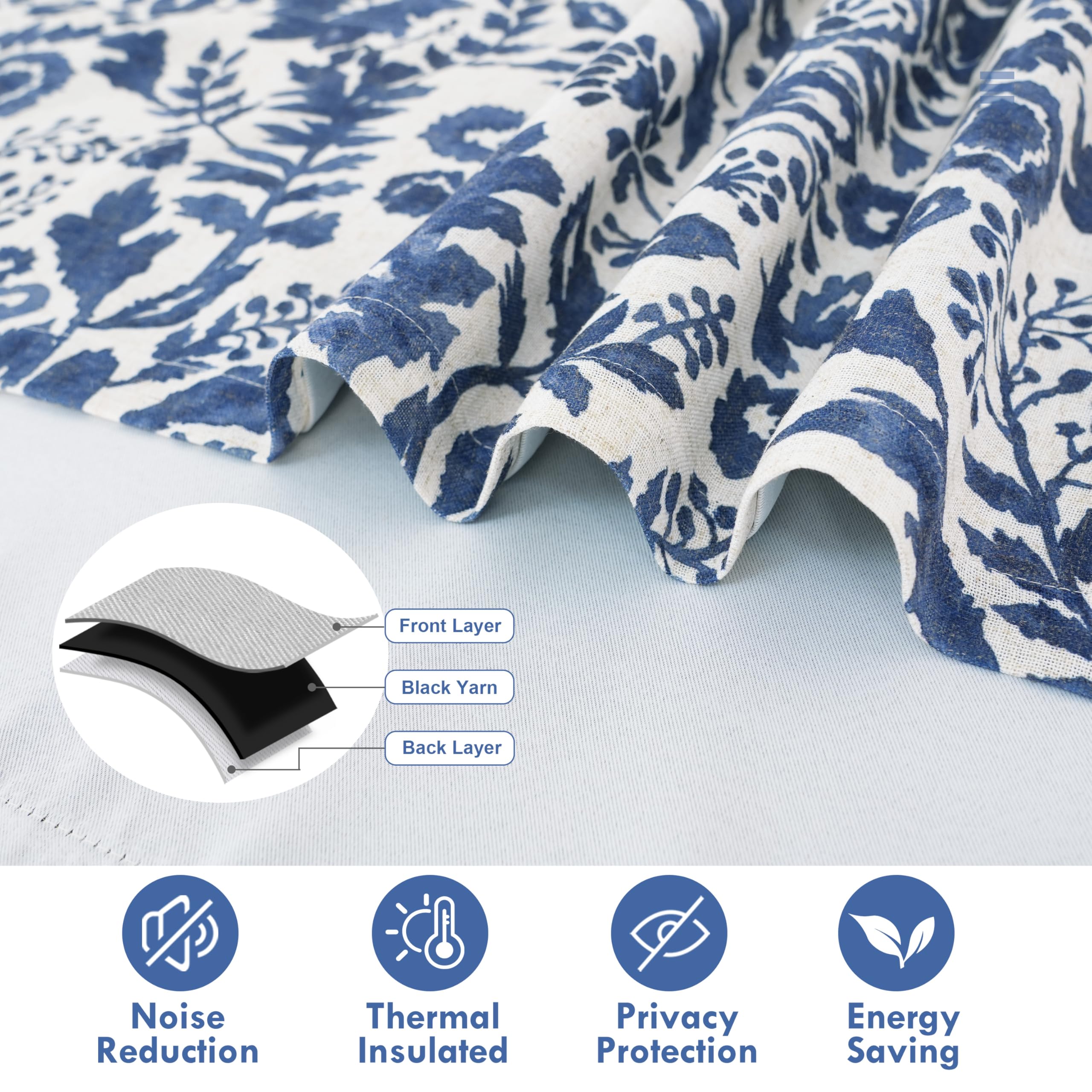 DriftAway Julia Lined Valance Double Layer Thermal Insulated Room Darkening Blackout Valances 3 Inch Rod Pocket Window Valance for Bathroom Living Room 52 Inch by 18 Inch Blush