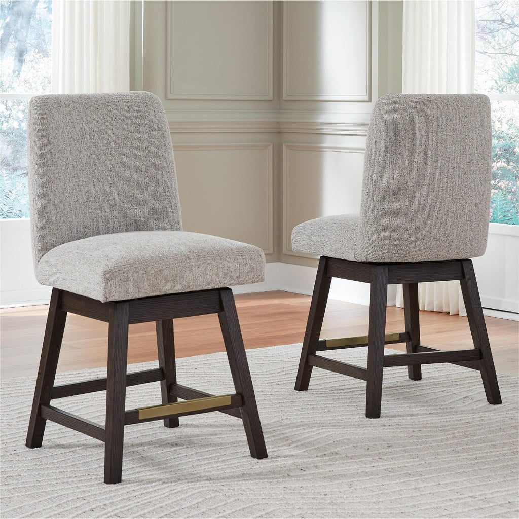 Signature Design by Ashley Chalanna Solid Wood Frame Dining Chair, Set of 2, White