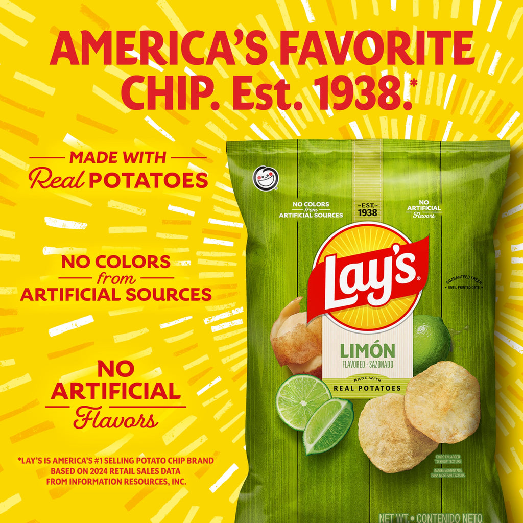 Lay's Barbecue Flavored Potato Chips, 12.5 Oz
