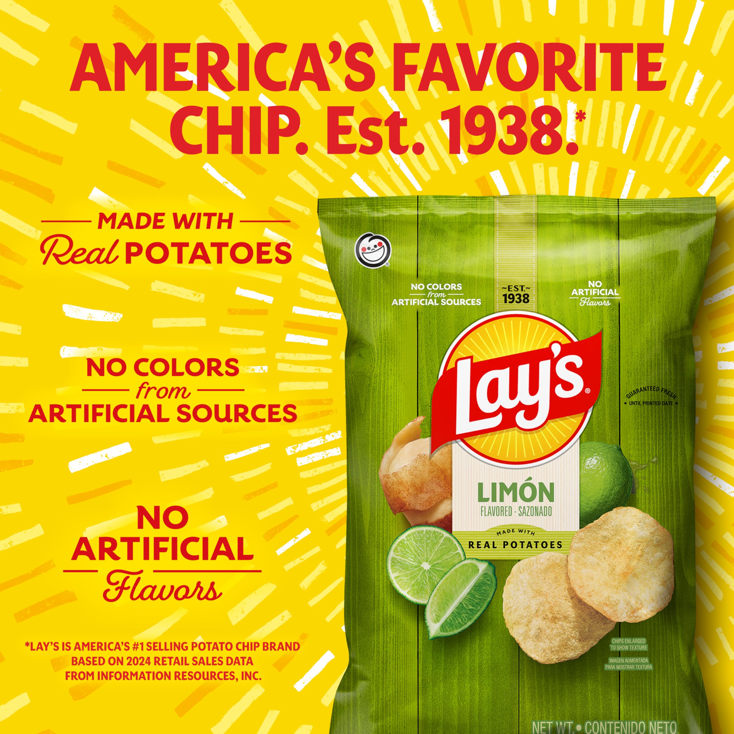 Lay's Barbecue Flavored Potato Chips, 12.5 Oz